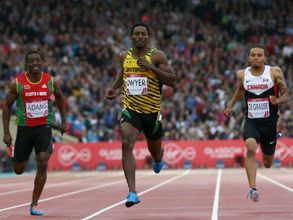 Canadian sprinter Andre de Grasse wins 100m at Oslo