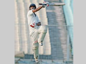 Arindam Ghosh hits first ton with pink ball in India