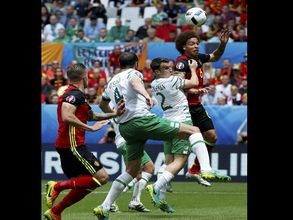 Euro 2016: Lukaku hits double as Belgium down Ireland
