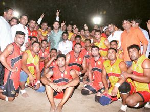Wrestler Sangram Singh promotes Haryana Circle Kabaddi League