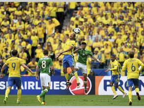 Euro 2016: Sweden play out 1-1 draw against Republic of Ireland