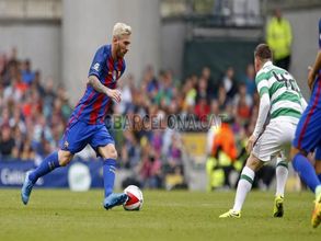 Lionel Messi kept quiet but Barcelona stroll past Celtic