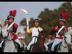 Olympic torch arrives in Sao Paulo after 82-day trip around Brazil