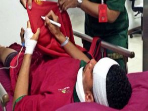 Manchester United defender Chris Smalling hospitalised in Indonesia