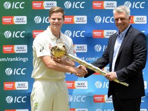 Australia captain Steve Smith receives ICC Test Championship mace, $1 million