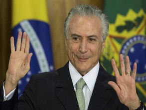 Brazil's interim president confident of Rio 2016 success
