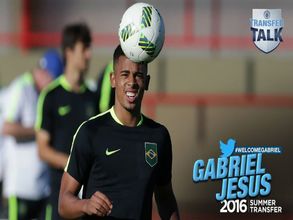 Manchester City sign Gabriel Jesus for five years