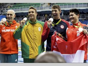 Rio Olympics: Unique celebration at Singapore's Changi Airport as Joseph Schooling beats Phelps