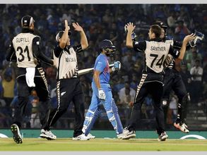 New Zealand Cricket recce team visits Holkar Stadium at Indore