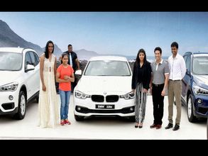 In Pics: Sachin presents BMW cars to Sindhu, Sakshi, Dipa and Gopichand