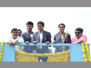 Rio Olympics: PV Sindhu returns home to a grand welcome in Hyderabad