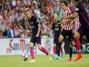Ivan Rakitic's header gives FC Barcelona 1-0 win over Athletic Bilbao