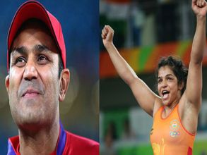 When Virender Sehwag urged Sakshi Malik not to wrestle with him