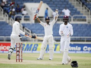 PHOTOS: Centurion Rahane helps India extend lead against West Indies on Day 3
