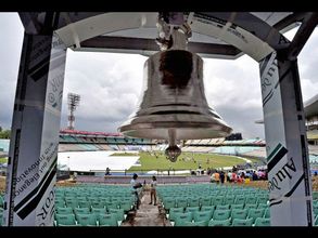 VIDEO: Kapil Dev rings bell at Eden Gardens ahead of Kolkata Test
