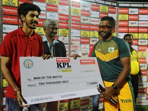 KPL 2016: Namma Shivamogga beat Mangalore United by 7 wickets