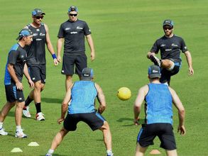 New Zealand focus on spin during 2-hour training session in Delhi