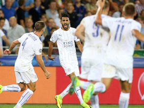 UCL 2016/17: Riyad Mahrez double helps Leicester City beat Club Brugge 3-0