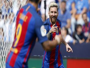 Lionel Messi's brace helps Barcelona thrash Leganes 5-1 in La Liga