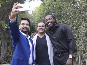 When 'triple centurions' Virender Sehwag, Chris Gayle indulged into a friendly banter