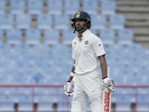 Shikhar Dhawan's flop show in Tests continues: Twitterati term it 'surgical strike'
