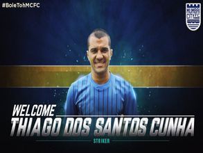 ISL: Mumbai City FC sign Brazilian striker Thiago Dos Santos Cunha