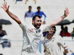 With his little daughter in ICU, Mohammed Shami played Kolkata Test