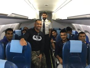 MS Dhoni-led Indian team arrives in Dharamsala for 1st ODI against New Zealand