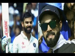 When Virat met 'Kohli' during Indore Test against New Zealand