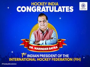 Narinder Batra becomes first Indian President of FIH