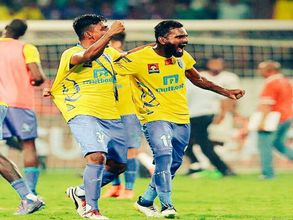 PHOTOS: CK Vineeth's last-gasp strike help Kerala Blasters beat FC Goa 2-1