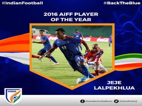Jeje Lalpekhlua named 2016 AIFF Player of the Year