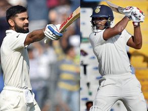 Twitterati hail Virat Kohli and Jayant Yadav as India scores 631 in the first innings