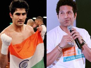 Sachin might come at Vijender Singh's WBO Asia Pacific title match