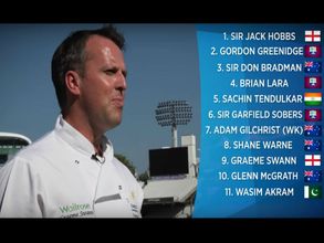 Sachin Tendulkar only Indian in Graeme Swann reveals his all-time XI