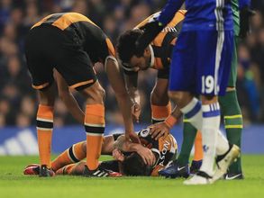 Hull City's Ryan Mason to remain in hospital post-surgery