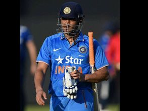 PHOTOS: MS Dhoni explodes in warm-up game but India captaincy swansong ends in defeat
