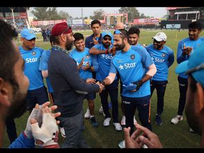 Parvez Rasool under attack for 'insulting' National Anthem during 1st T20I