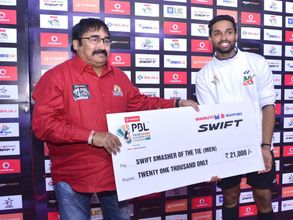 PBL: Mumbai Rockets beat Hyderabad Hunters 2-1