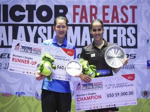 Malaysia Masters 2017: Saina Nehwal beats Pornpawee Chochuwong to win title