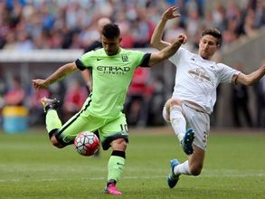 Pablo Zabaleta backs out of favour Manchester City star Sergio Aguero