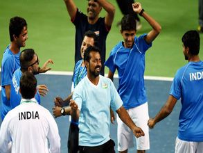 PHOTOS: Davis Cup - India trounce New Zealand 4-1