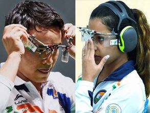 ISSF World Cup: Jitu Rai and Heena Sidhu win 10m air pistol mixed event