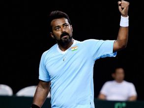 Leander Paes begins training for Davis Cup