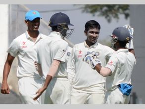 17 wickets tumble on last day as India-England Youth Test ends in a draw