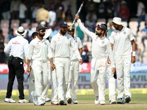 PHOTOS: 'Unbeaten' India thump Bangladesh by 208 runs in one-off Test