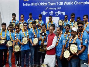 Cash prize announced for T20 World Cup-winning Indian blind cricket team
