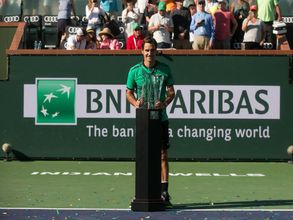 Roger Federer beats Stan Wawrinka in the final of BNP Paribas Open