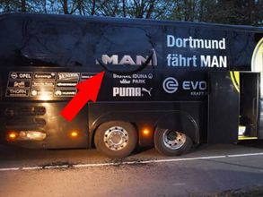 Explosions hit German football team bus: One player injured
