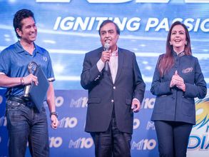 PHOTOS: Mumbai Indians celebrate 10 years in IPL, honour 'icon' Sachin Tendulkar